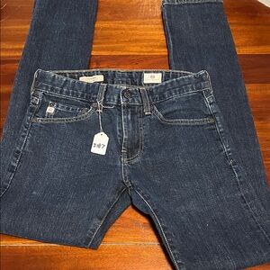 Ag Adriano Goldschmied Women's Slim Dark Blue Jeans